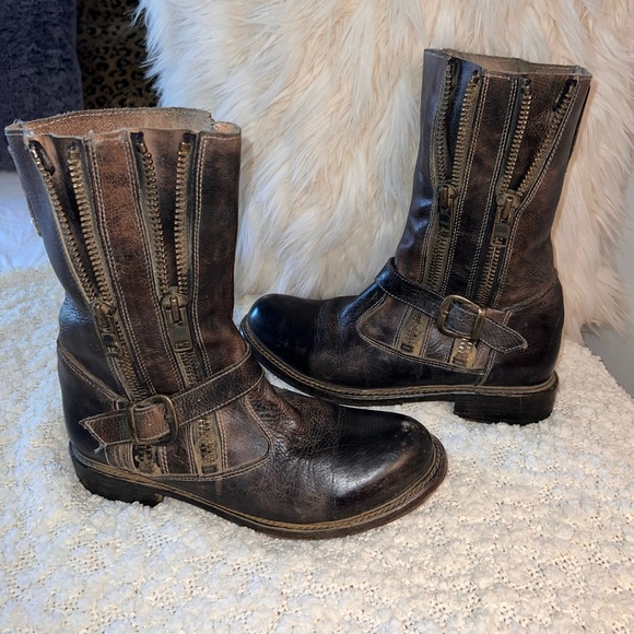 Bed Stu Leather Boots - Picture 1 of 6